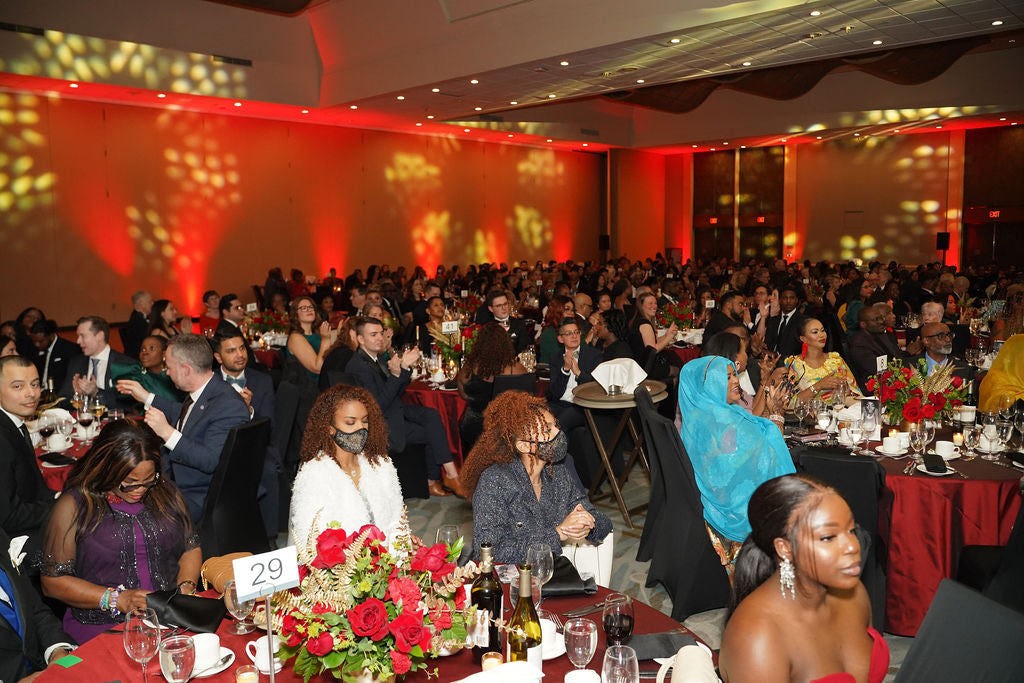 Awards presentation staging at a Toronto corporate gala
